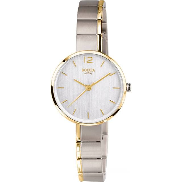 Boccia Titanium 3308-02 Sølvfarvet Kvarts Dameur