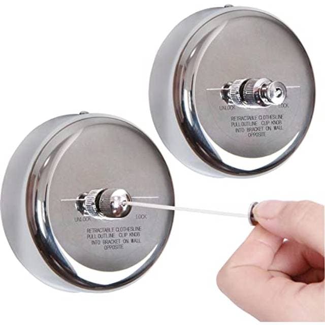 Durable Retractable Clothesline 304 Stainless Steel - Heavy Duty