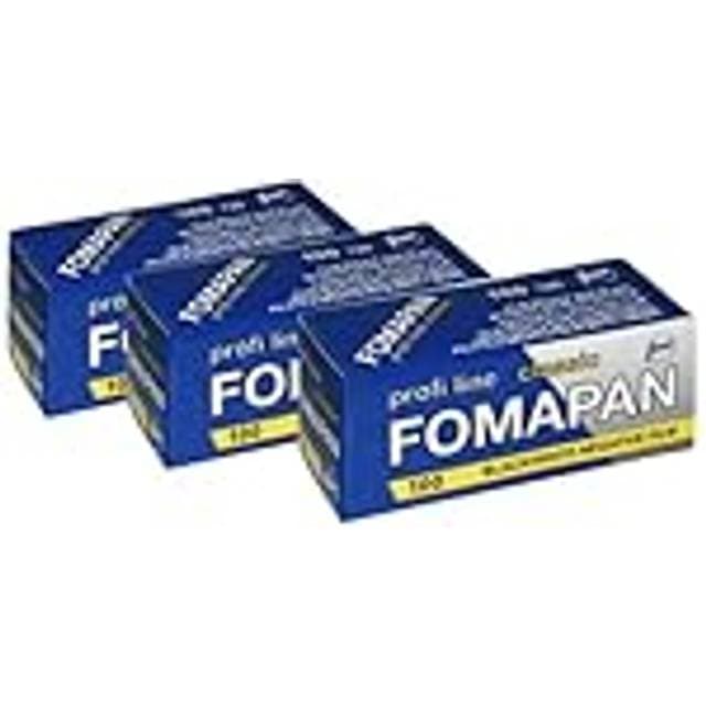 Foma 10er Pack Fomapan Classic Fotofilm 100 ASA Schwarz Weiß Negativ FO11131-10