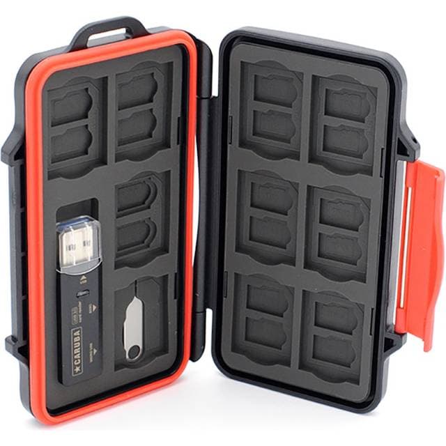 Caruba Caruba MCC-8 Multi Card Case inkl. USB 3.0-Kartenleser