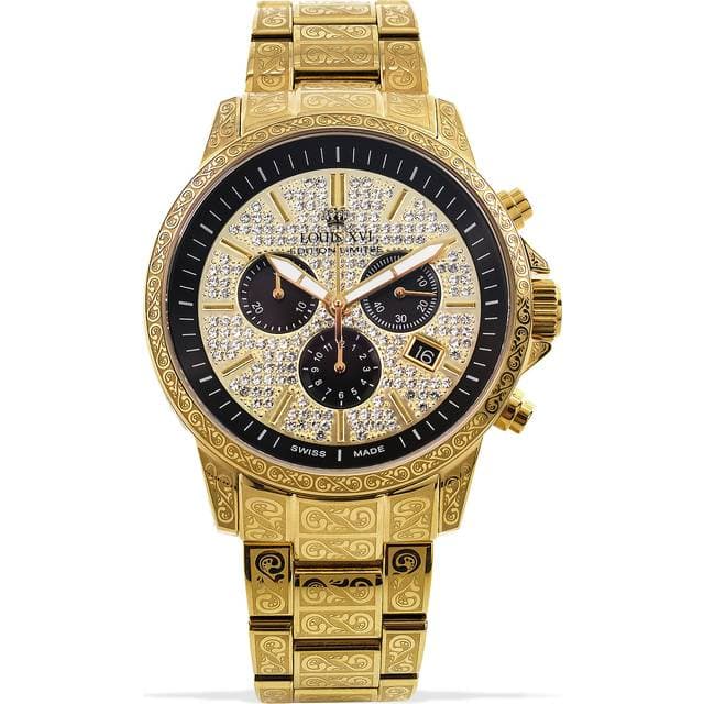 Louis XVI Palais Royale 1087 Analog Quartz Safirglas