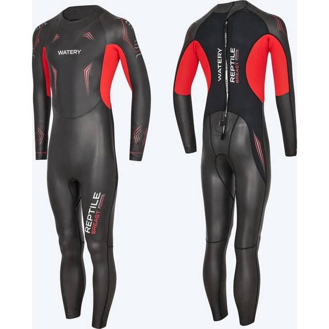 Watery våddragt til herre Reptile Breast Orange Våddragter til åbent vand svømning Voksne