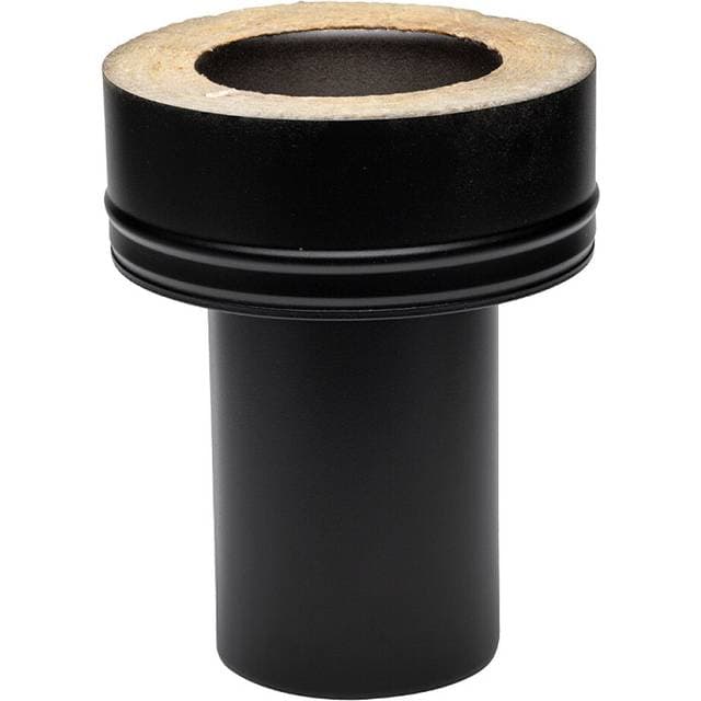 Aduro isoleret startsektion 0,1 m med 22 CM skorstensrør sort