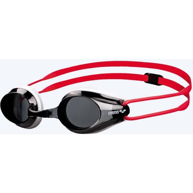 Arena konkurrence svømmebriller til børn Tracks 6-12 år Hvid smoke Testvinder Børne svømmebriller Konkurrence