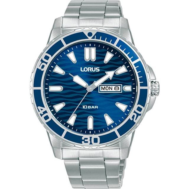 Lorus Sport RH357AX9 Man 42 mm Analog Kvarts Mineralglas Blue 20 mm