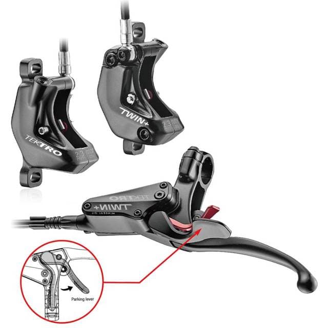 Tektro Auriga Twin+ Hydraulisk bremsesæt For/venstre