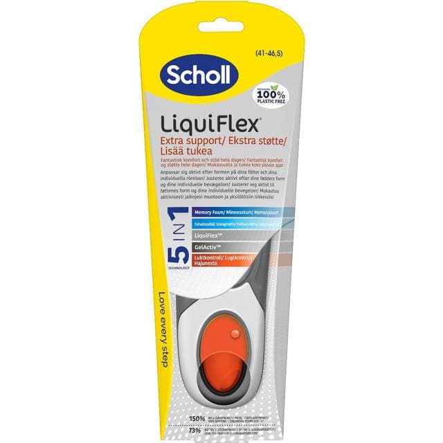 Scholl Insoles Liquiflex Extra Support Set of 2
