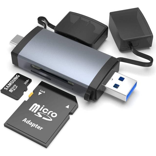 Nordic USB 3.0 Kortlæser 2 Slot MicroSD UHS-I