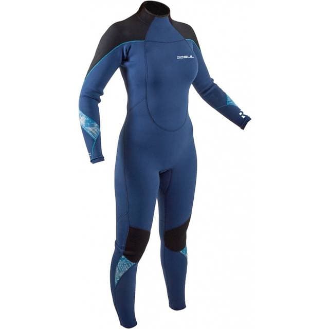 Gul Response Backzip 5/3 limet og syet Vinter Neopren våddragt-12/14