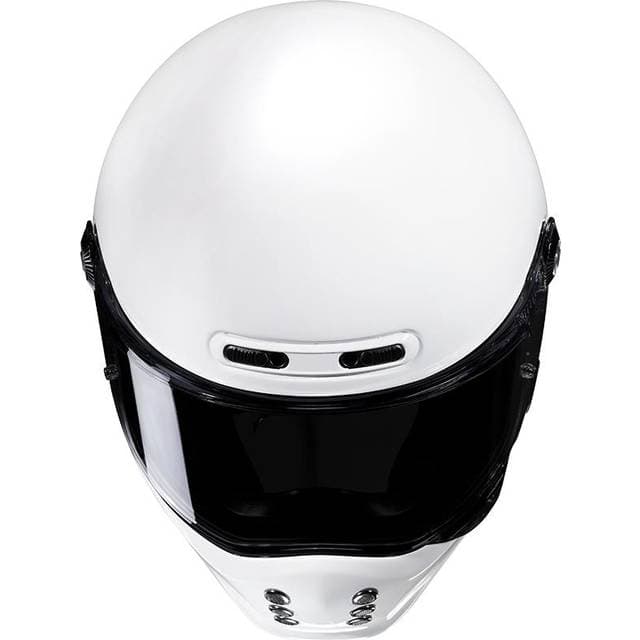 HJC V10 Full Face MC Hjelm - Hvid Voksen, Herre