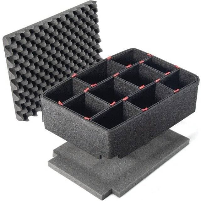 Peli case 1520 trekpak einteilungssystem trennwand set divider Schwarz