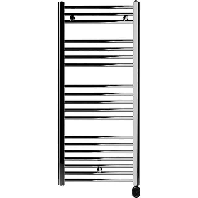 Hill Ceramic Rointe El Håndklædetørrer 300 W cm Elba Oval Krom Glat