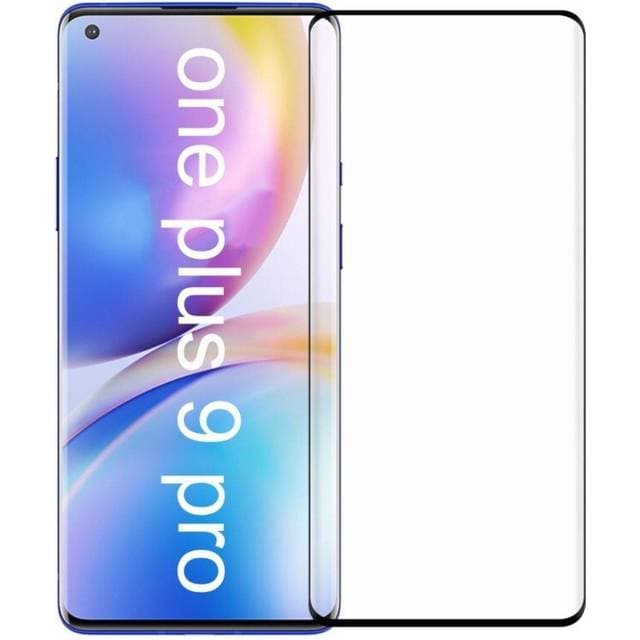 MAULUND OnePlus 11 10 Pro 9 Pro Arc Edge Hærdet Glas Case Friendly Skærmbeskyttelse Sort Kant