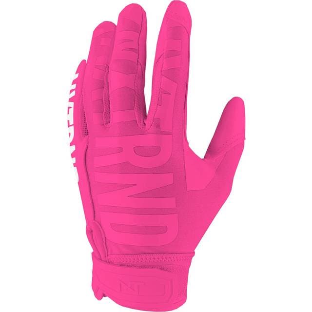 Nxtrnd G1 Youth Football Gloves Kids Sticky Receiver Gloves - Pink