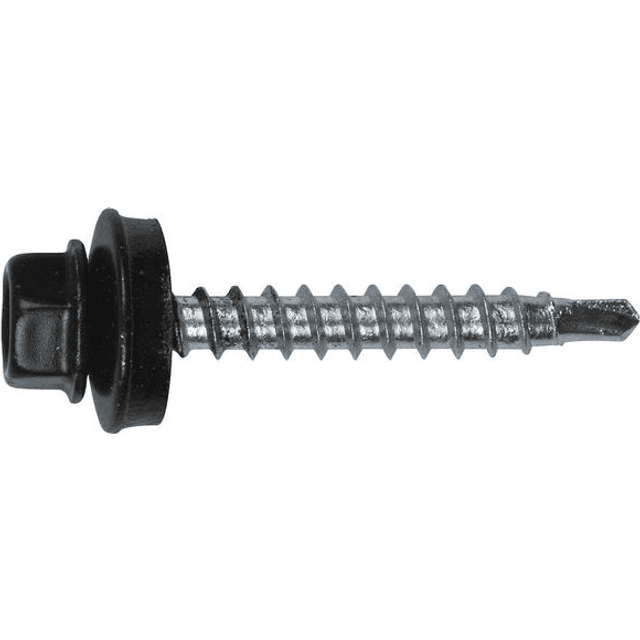 NKT Facadeskrue 4,8 x 60 mm Sort 100 stk