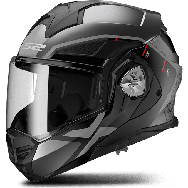 LS2 Adventurehjelm FF901 Advant X Metryk, Mat Titanium/Sort