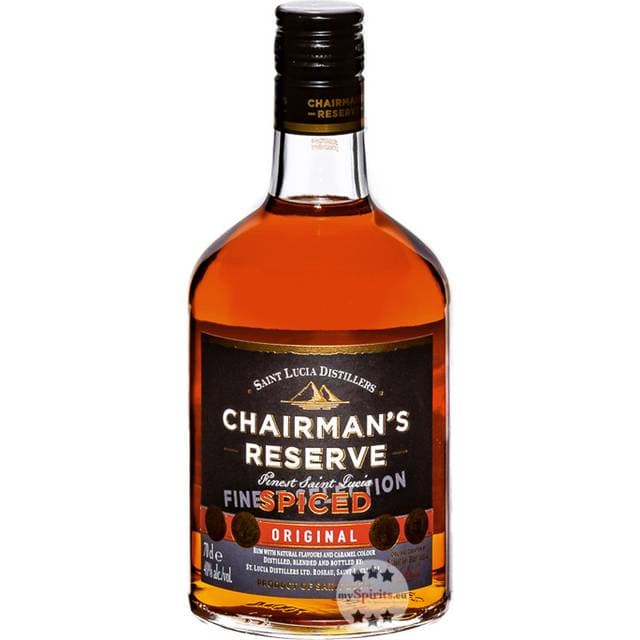 Big Chairman's Reserve, Spiced Saint Lucia Rom 40% 70 cl