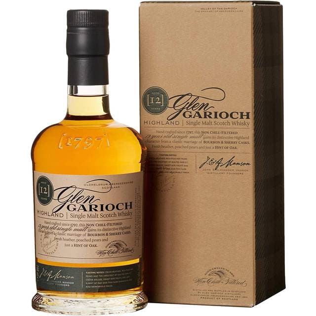 Glen Garioch 12 Years 70cl Whisky Med Gaveæske 70 cl