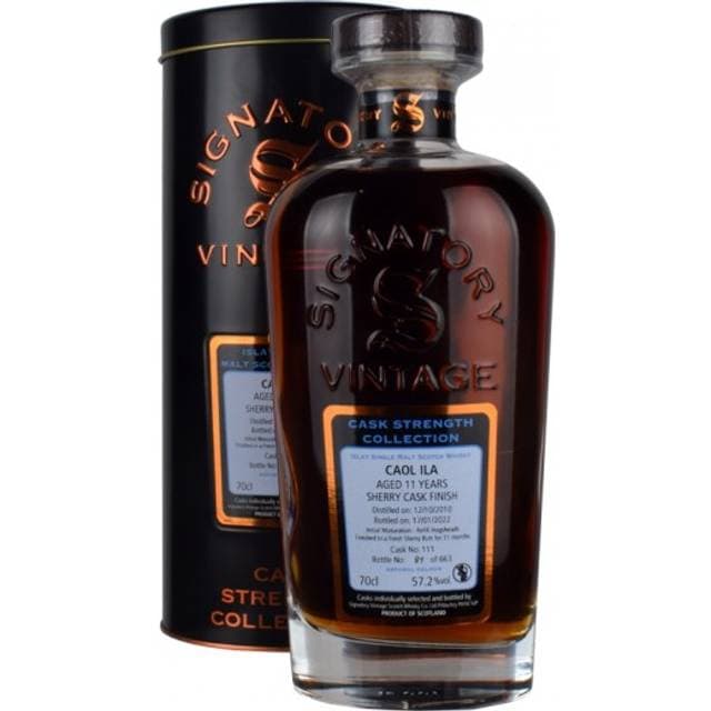 Caol Ila 2010 Signatory Strength Single Malt Whisky 57,2% #111