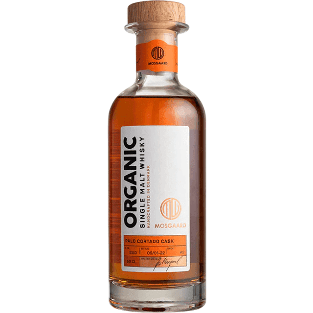 Mosgaard Organic Single Malt Whisky Palo Cortado Cask 53% 50 cl