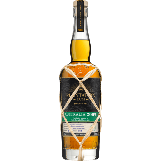 Plantation Australia 2009 Palo Cortado Single cask 2022 for Romdeluxe 45% ABV 70 cl