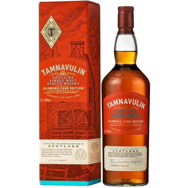 Tamnavulin Tamnavulin Speyside Single Malt Scotch Whisky Oloroso Cask 40% 1L Geschenkverpackung
