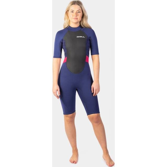 Gul 2023 Womens Response 3/2mm Back Zip Shorty Wetsuit Nav