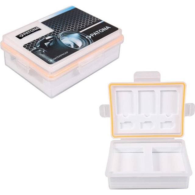 Patona Opbevaringsboks til Batterier og Hukommelseskort