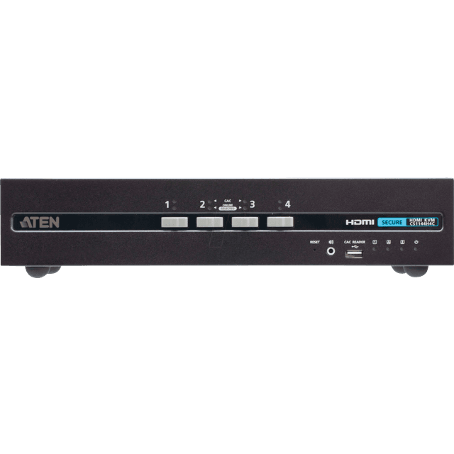 Aten CS1144H4C 4-Port KVM Switch, HDMI, Secure, Dual Display