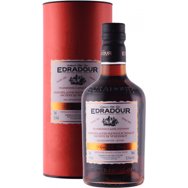 Edradour 21 År 2001/2023 Oloroso Cask Finish Single Malt Whisky 52,1 % 70 cl
