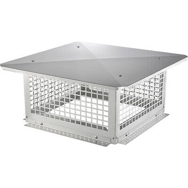 VEVOR Skorstenshætte 431.8x431.8 mm 304 Rustfrit Stål