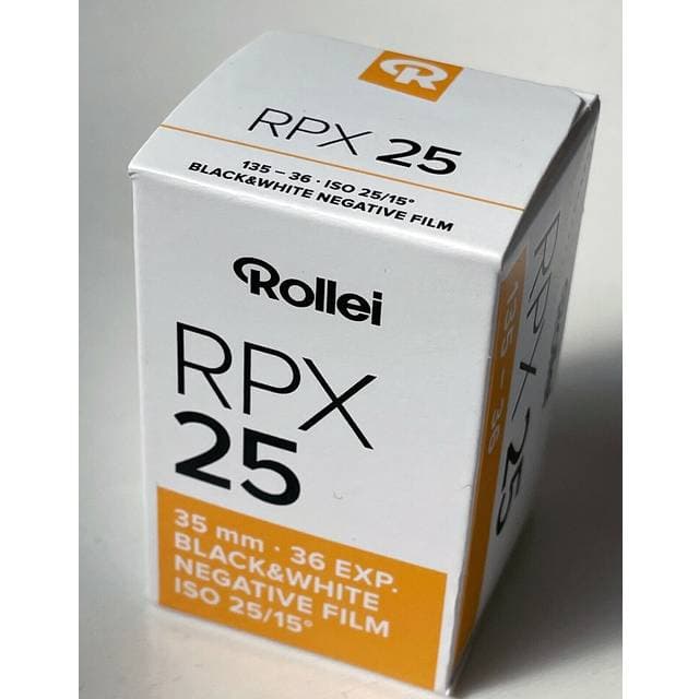 Rollei RPX 25 Black and White Negative Film 35mm 36 Exposures