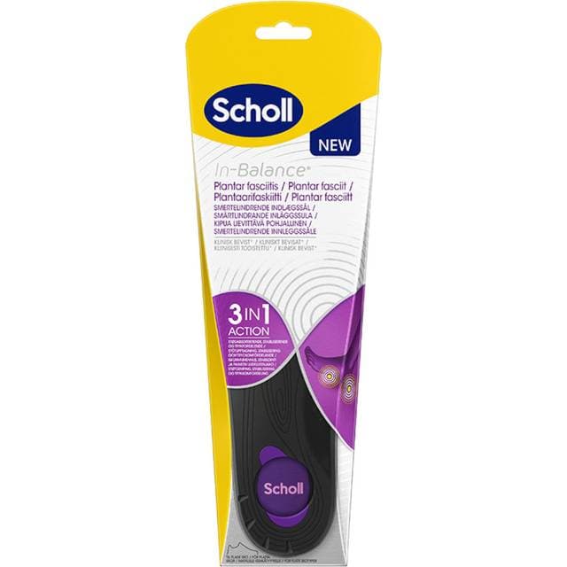 Scholl Med Insoles Plantar Fasciitis Str S 1 par
