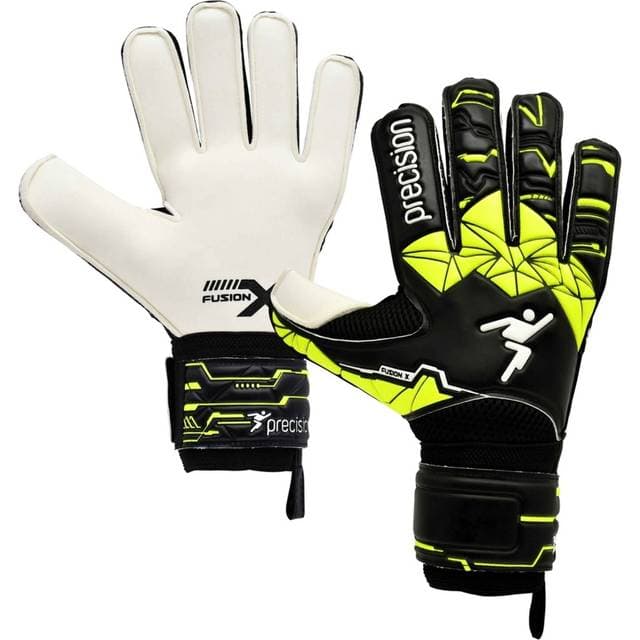 Precision Training Junior Fusion X Flat Cut Finger Protect Gk Gloves
