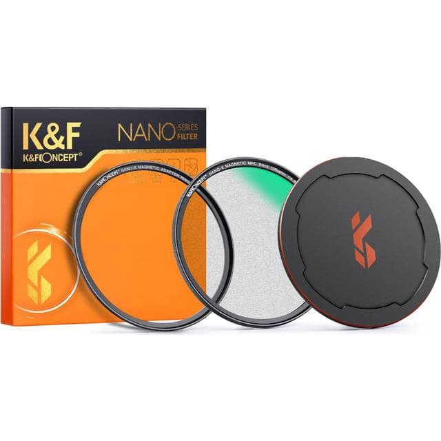 K&F Concept 49mm Magnetic Black Diffusion 1/4 Mist Cinematic Effect Filters with 28 Multi-Layer Coating