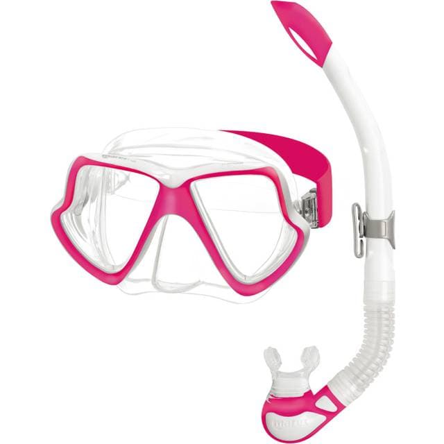 Mares Wahoo VOKSEN maske/snorkelsæt neon pink
