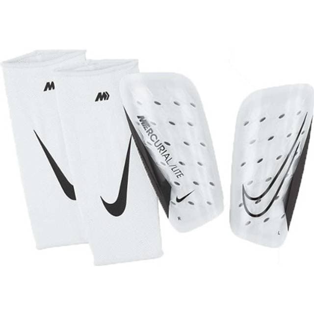 Nike Benskinner Mercurial Lite Shin Guards - Hvid/Sort