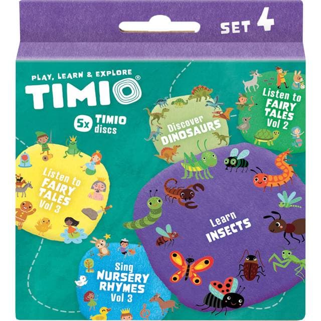 Timio Børnesange, eventyr, dinosaurer og små insekter