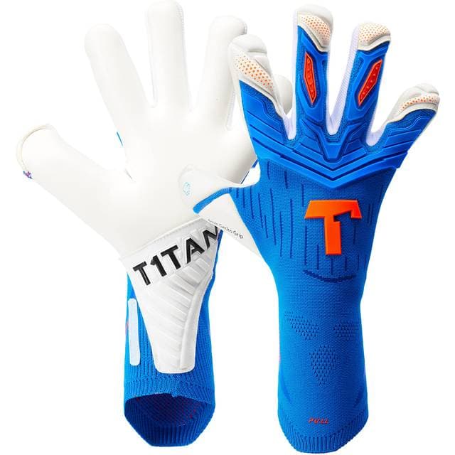 T1tan Alien Gravity Blue 2.0 Adult Goalkeeper Gloves Blue