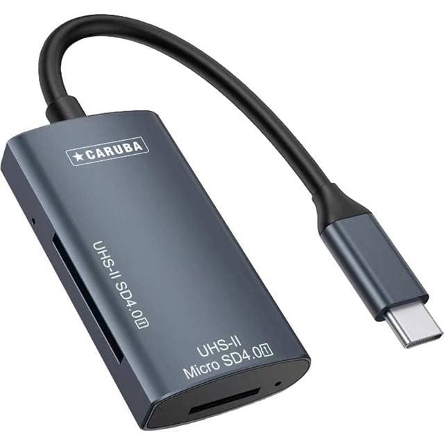 Caruba SD 4.0 UHS-II Micro SD Kortlæser USB-C