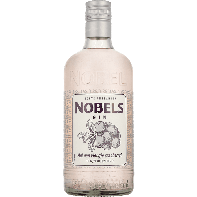 Nobels Nobels Pink Gin 37,5% Hollandsk Gin 70 cl