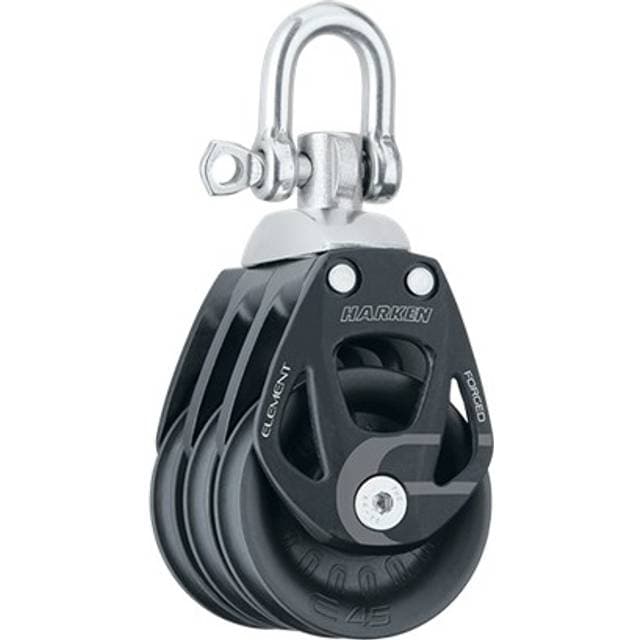Harken Element Blok 45 mm Tripple Med Sjækkel