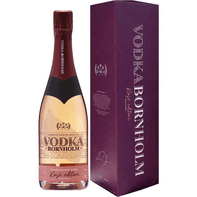 Snaps Bornholm Bornholm Rose Vodka ØKO Gaveæske 40% 70 cl