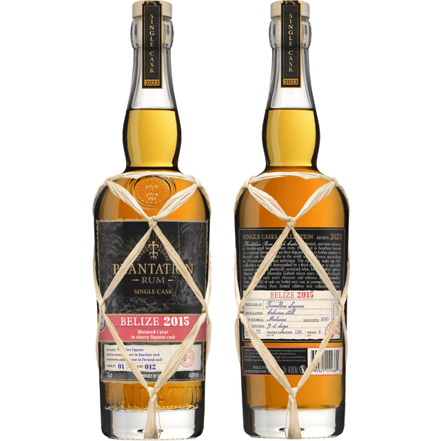 Plantation Belize 2015 Cherry Liqueur cask tappet for Romdeluxe 44,8% ABV 70 cl