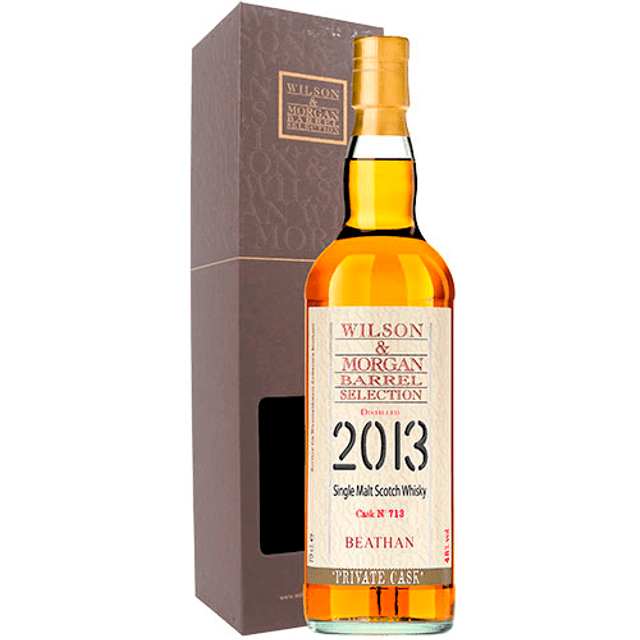 Macy's Beathan 2013 First Fill Sherry Butt Finish Private Cask Whisky, Wilson & Morgan Barrel Selection 48%