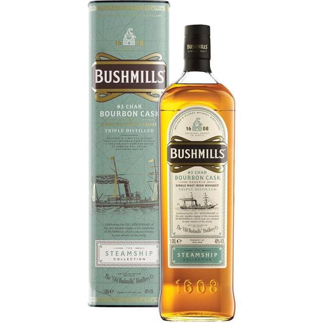 Bushmills Steamship Collection, Bourbon Cask Reserve Whiskey 40% 100cl