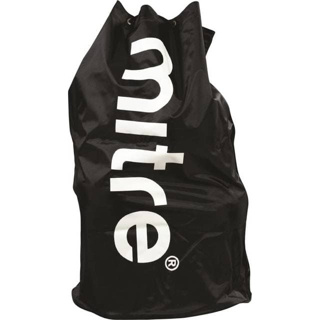 Mitre H8004 Jumbo Football Bag, Holds Balls, Black
