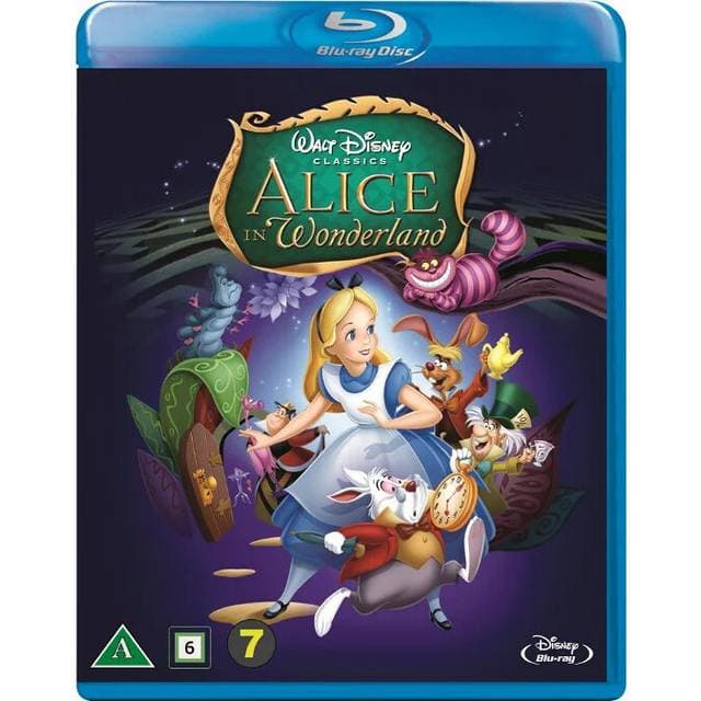 Alice In Wonderland Alice I Eventyrland Disney Blu-Ray