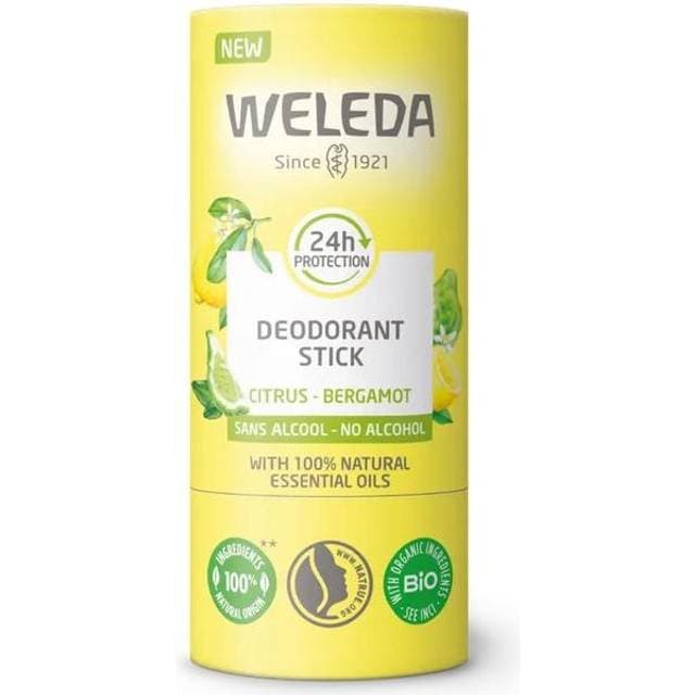 Weleda Deodorant Stick Citrus-Bergamot 50 gram 50ml 2-pak