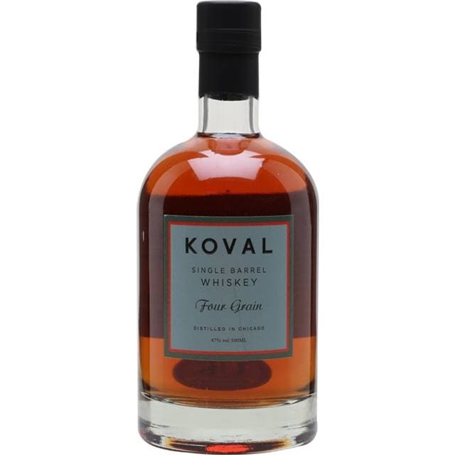 Koval Four Grain Whiskey American Single Barrel Whiskey 50cl